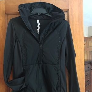 LuLu Lemon Pull Over 3/4 Zip Up Hoodie Jacket